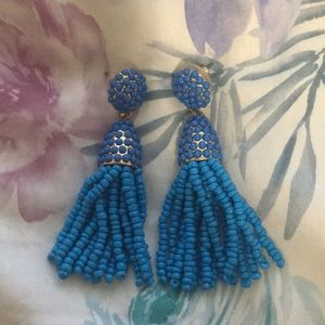 Baublebar Cobalt Blue Piñata Tassel Earrings